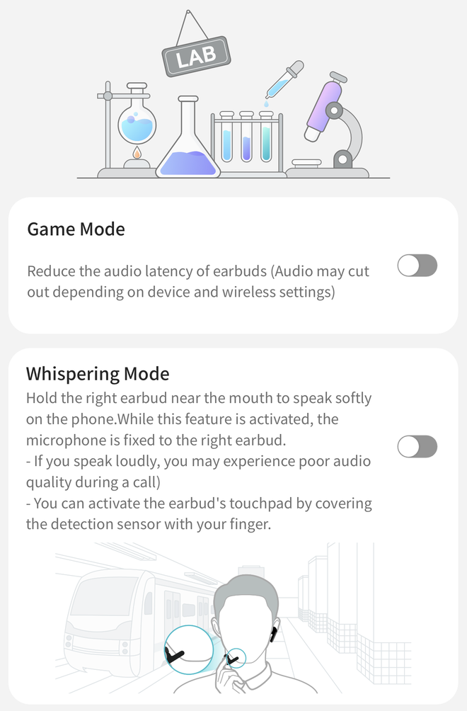 On hand LG TONE Free FP8: Active noise cancellation, antibacterial NanoUV light, unique whisper feature - Photo 8.