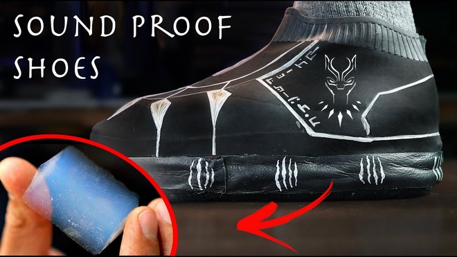 YouTuber made Black Panther's soundproof shoes with the ability to automatically put on the user's feet - Photo 3.
