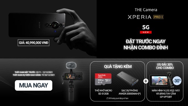 Sony công bố giá bộ đôi Xperia Pro-I và Xperia 5 III tại VN: Từ 25.99 triệu đồng tặng kèm nhiều quà - Ảnh 5.