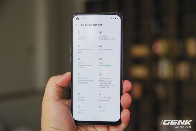 Cận cảnh OPPO A95 chính thức tại Việt Nam: Thiết kế mỏng nhẹ thời trang, pin 5000mAh cùng sạc nhanh 33W, giá 6.99 triệu - Ảnh 11.
