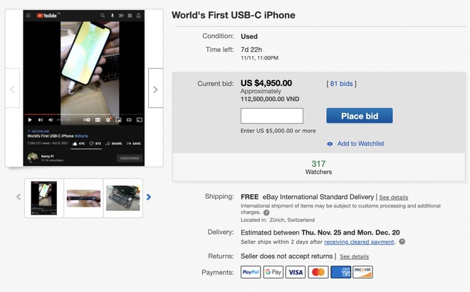 Nếu muốn iPhone có USB-C, giờ đây bạn đã có thể mua một chiếc bằng rất nhiều tiền - Ảnh 2.