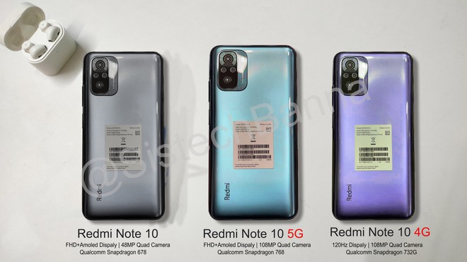 Đây là Redmi Note 10: Thiết kế giống Mi 10T, màn hình AMOLED, Snapdragon 768, ra mắt ngày 4/3 - Ảnh 4. Đây là Redmi Note 10: Thiết kế giống Mi 10T, màn hình AMOLED, Snapdragon 768, ra mắt ngày 4/3 - Ảnh 4.