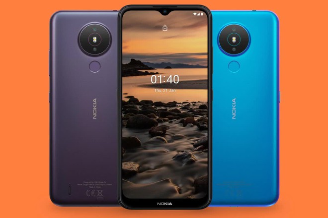 Smartphone giá rẻ Nokia 1.4 chính thức ra mắt: Có camera kép, pin 4.000 mAh, giá 120 USD - Ảnh 1.