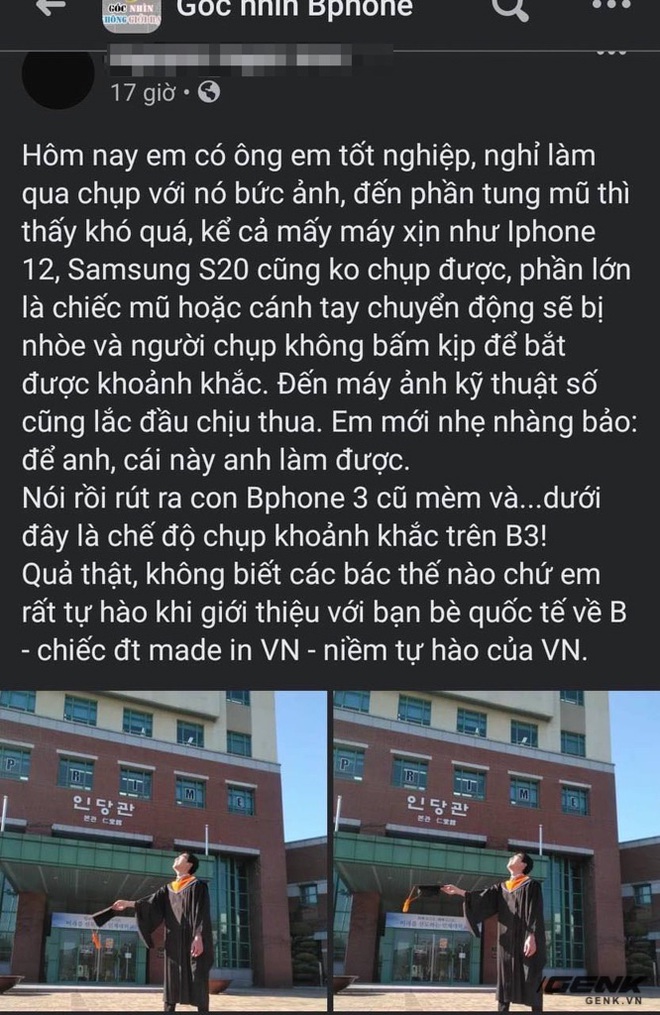 Bí quyết chụp ảnh tung mũ tốt nghiệp đóng băng khoảnh khắc giống Bphone: Hóa ra cầm điện thoại nào cũng chụp được - Ảnh 2.