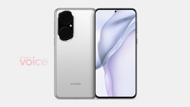 Huawei P50 lộ ảnh render chi tiết với màn hình phẳng và camera thiết kế mới - Ảnh 2.