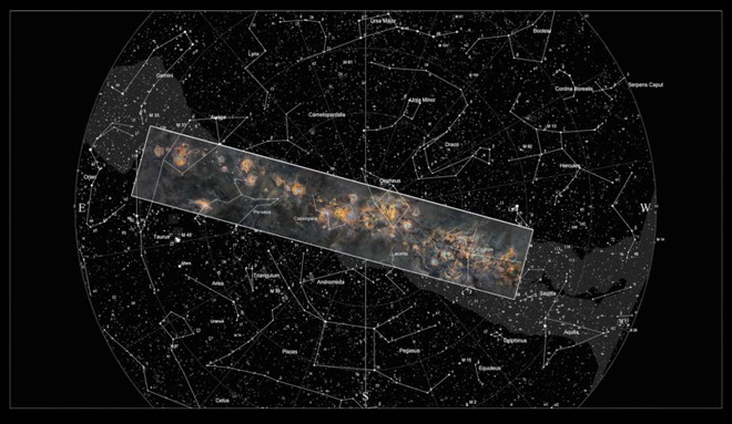 Đây là bức ảnh chụp dải Ngân Hà siêu to khổng lồ, tốn 12 năm thực hiện, 1250 giờ phơi sáng mới hoàn thành - Ảnh 2.