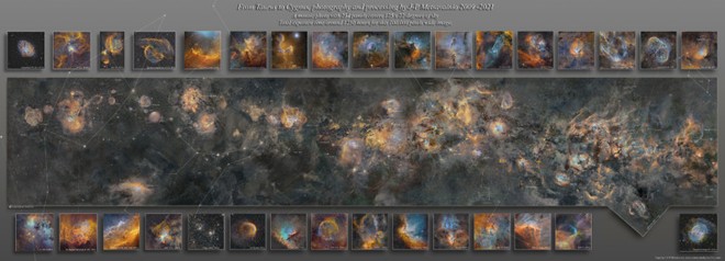Đây là bức ảnh chụp dải Ngân Hà siêu to khổng lồ, tốn 12 năm thực hiện, 1250 giờ phơi sáng mới hoàn thành - Ảnh 3.