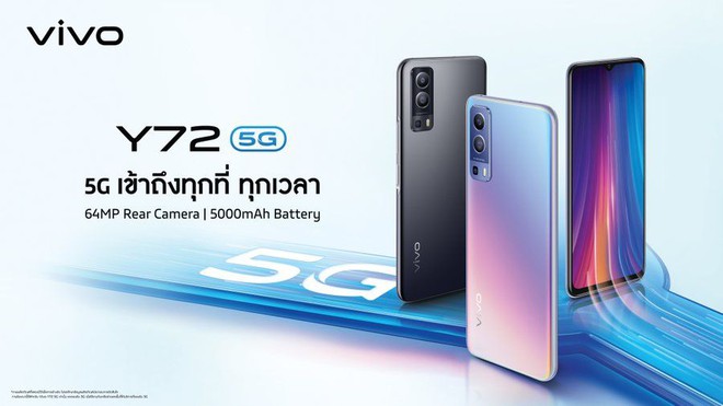 Vivo Y72 5G ra mắt: Dimensity 700, 3 camera sau 64MP, pin 5000mAh, giá 7.5 triệu đồng - Ảnh 1.