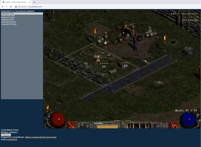 Mời chơi thử Diablo II trên nền web do coder Việt phát triển: độ trễ thấp, nhiều server để chọn lựa, còn có cả StarCraft và Road Rash để bạn thử tài - Ảnh 5. Mời chơi thử Diablo II trên nền web do coder Việt phát triển: độ trễ thấp, nhiều server để chọn lựa, còn có cả StarCraft và Road Rash để bạn thử tài - Ảnh 5.