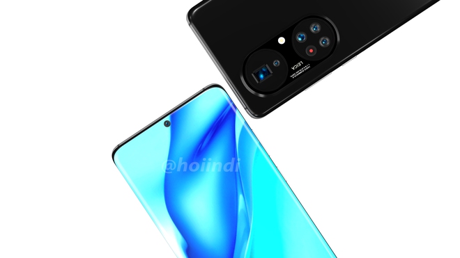 Huawei P50 Pro + exposed: waterfall screen, giant 5-screen oval camera cluster - Photo 3. Huawei P50 Pro+ lộ diện: Màn hình thác nước, cụm 5 camera hình bầu dục siêu to khổng lồ - Ảnh 3.