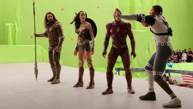 Hậu trường Justice League: Các siêu anh hùng nhà DC sẽ như thế nào khi chưa qua xử lý CGI và kỹ xảo điện ảnh? - Ảnh 9. Hậu trường Justice League: Các siêu anh hùng nhà DC sẽ như thế nào khi chưa qua xử lý CGI và kỹ xảo điện ảnh? - Ảnh 9.