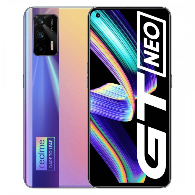 Realme GT Neo ra mắt: Thiết kế không thay đổi, màn hình AMOLED 120Hz, chip Dimensity 1200, pin 4500mAh, giá từ 6,3 triệu đồng - Ảnh 2. Realme GT Neo ra mắt: Thiết kế không thay đổi, màn hình AMOLED 120Hz, chip Dimensity 1200, pin 4500mAh, giá từ 6,3 triệu đồng - Ảnh 2.