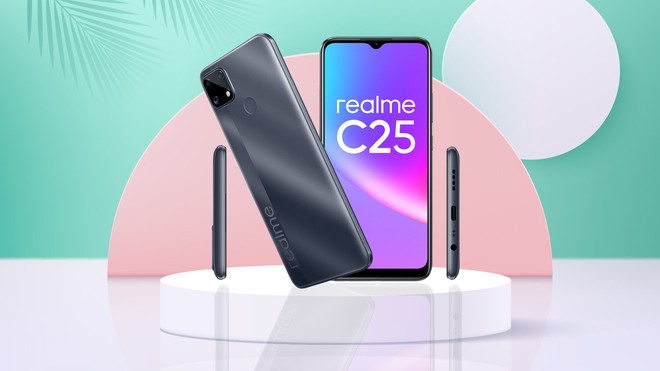 Realme C25 ra mắt tại VN: Thiết kế trẻ trung, cụm 3 camera 48MP, pin khủng 6000mAh, giá từ 4.69 triệu đồng - Ảnh 1.