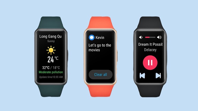 Huawei Band 6 ra mắt tại VN: Màn hình AMOLED kích thước lớn, tích hợp cảm biến đo SpO2, pin 14 ngày, giá 1.49 triệu đồng - Ảnh 2. Huawei Band 6 ra mắt tại VN: Màn hình AMOLED kích thước lớn, tích hợp cảm biến đo SpO2, pin 14 ngày, giá 1.49 triệu đồng - Ảnh 2.