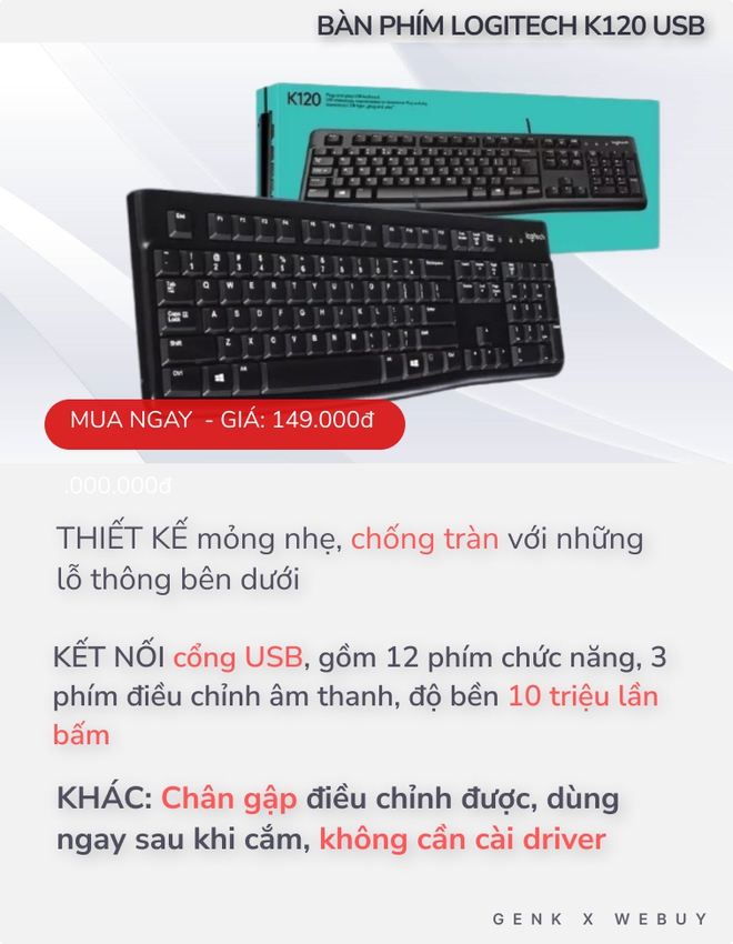 4 bàn phím chống tràn dành cho “team hậu đậu”: Giá chỉ từ 110K, nhiều loại kết nối không dây cực tiện - Ảnh 3. 4 bàn phím chống tràn dành cho “team hậu đậu”: Giá chỉ từ 110K, nhiều loại kết nối không dây cực tiện - Ảnh 3.