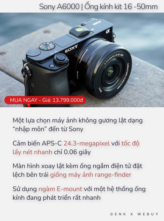 Từ 8.5 triệu, có ngay 5 combo máy ảnh căng đét cho người chơi hệ ví mỏng - Ảnh 2. Từ 8.5 triệu, có ngay 5 combo máy ảnh căng đét cho người chơi hệ ví mỏng - Ảnh 2.