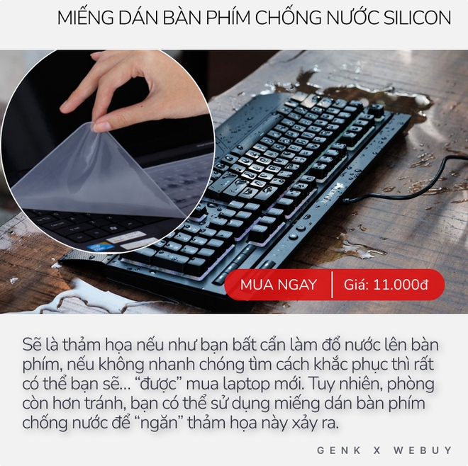 Miếng dán bàn phím chống nước 11K dùng có ra gì? Chống nước tốt, gõ phím dễ dàng nhưng dùng vài ngày sẽ hơi “nản” vì 1 lý do - Ảnh 3. Miếng dán bàn phím chống nước 11K dùng có ra gì? Chống nước tốt, gõ phím dễ dàng nhưng dùng vài ngày sẽ hơi “nản” vì 1 lý do - Ảnh 3.