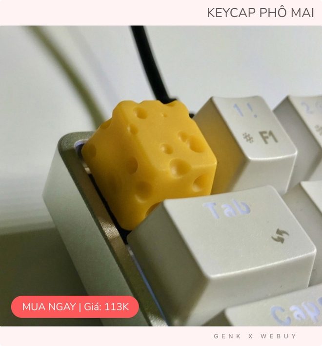 Độ bàn phím cơ với 7 mẫu keycap sáng tạo vô biên, giá chỉ từ 28K: từ ghế nhựa quán trà đá cho tới cờ đỏ sao vàng - Ảnh 4.