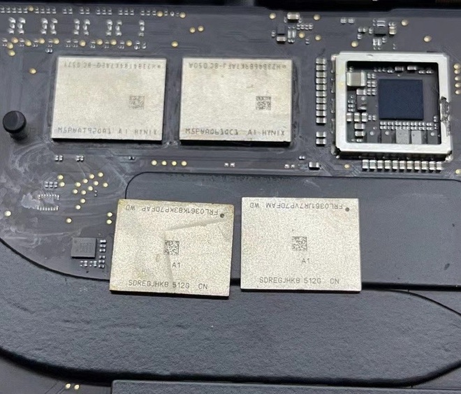 Không chịu để Apple hút máu, kỹ sư Trung Quốc tự tay nâng cấp RAM và SSD cho MacBook dùng chip M1 - Ảnh 5. Không chịu để Apple hút máu, kỹ sư Trung Quốc tự tay nâng cấp RAM và SSD cho MacBook dùng chip M1 - Ảnh 5.