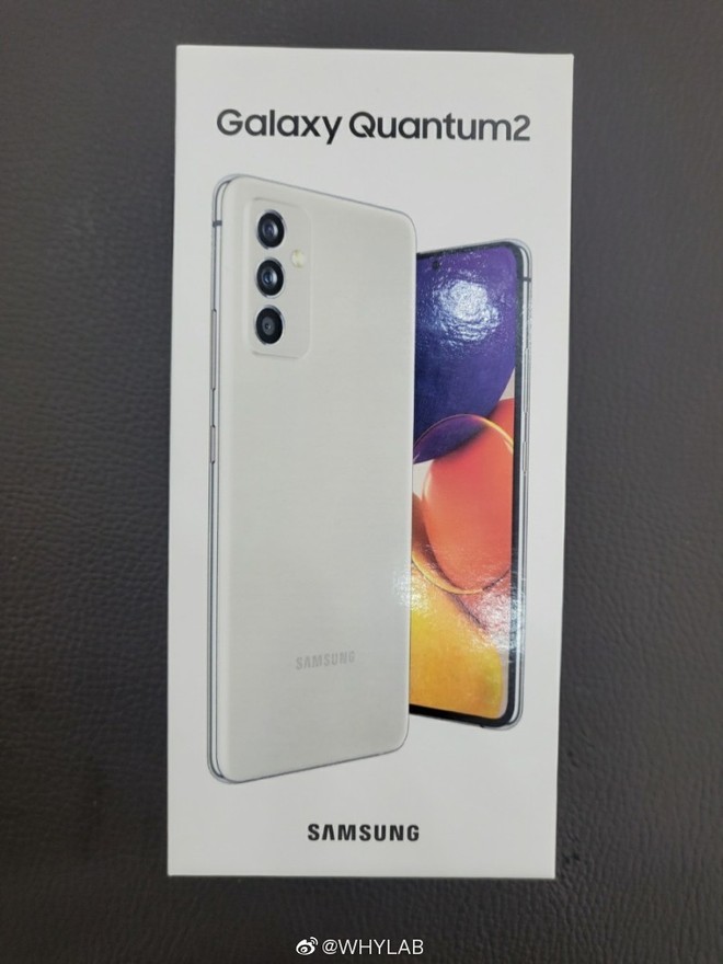 Galaxy Quantum2 lộ diện: Thiết kế lai Galaxy A72 và Galaxy S21, Snapdragon 860, camera 64MP, ra mắt 23/4 - Ảnh 1.