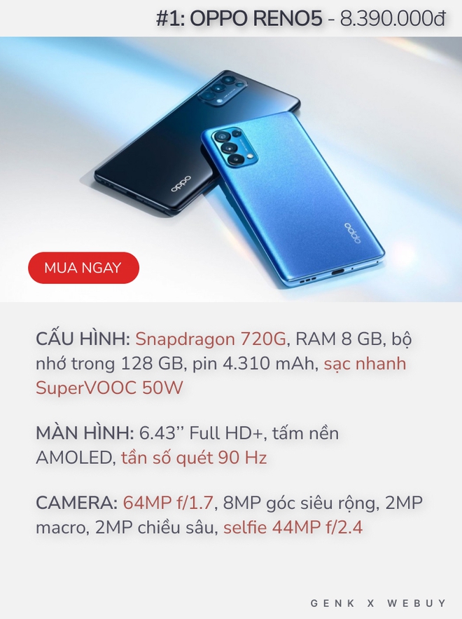 Top 5 smartphone bán chạy nhất tháng 3, đang muốn lên đời nhớ tham khảo ngay - Ảnh 2.