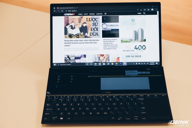 Cận cảnh Asus ZenBook Duo 14: Laptop hai màn hình mỏng nhẹ nhất thế giới, giá từ 32.9 triệu đồng - Ảnh 11. Cận cảnh Asus ZenBook Duo 14: Laptop hai màn hình mỏng nhẹ nhất thế giới, giá từ 32.9 triệu đồng - Ảnh 11.