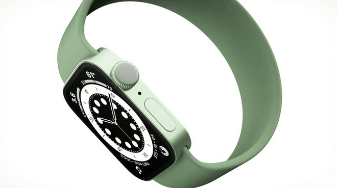 Apple Watch Series 7 có thể sở hữu các cạnh phẳng cùng tùy chọn màu xanh lá cây - Ảnh 1.