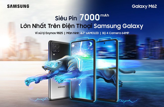 Samsung ra mắt smartphone có pin khủng 7000mAh tại VN, giá 9.99 triệu - Ảnh 1.