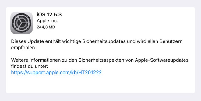 iPhone 5s vẫn chưa bị Apple bỏ rơi, tiếp tục được cập nhật iOS mới - Ảnh 1.