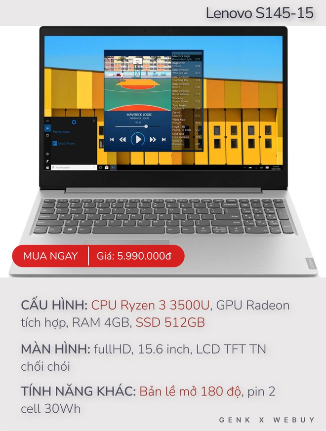 Từ 6 triệu đã có cả loạt lựa chọn laptop Ryzen 3 ngon - bổ, cực hợp cho học sinh, sinh viên - Ảnh 2. Từ 6 triệu đã có cả loạt lựa chọn laptop Ryzen 3 ngon - bổ, cực hợp cho học sinh, sinh viên - Ảnh 2.