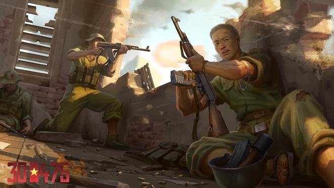 Hiker Games, cha đẻ của 7554 công bố dự án game mới: 300475, kể về ngày giải phóng lịch sử của người Việt - Ảnh 4.