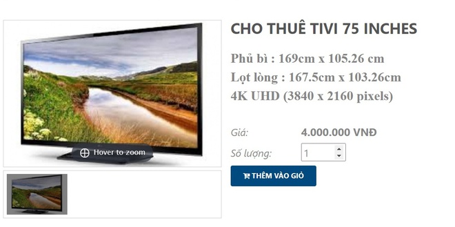 Thuê tivi mùa bóng liệu có rẻ? Loại nhỏ chỉ từ 250K/ngày nhưng loại size “khủng” lại tốn ra phết! - Ảnh 4. Thuê tivi mùa bóng liệu có rẻ? Loại nhỏ chỉ từ 250K/ngày nhưng loại size “khủng” lại tốn ra phết! - Ảnh 4.