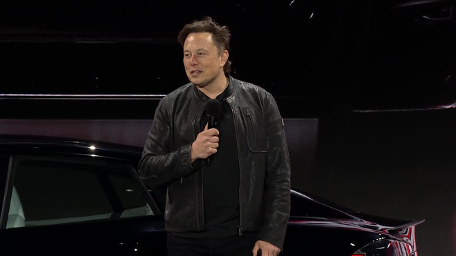 Elon Musk ấp úng khoe chiếc xe điện tuyệt nhất Tesla đang có: một cục pin dự phòng/thiết bị giải trí/máy đọc suy nghĩ biết chạy cực nhanh - Ảnh 1. Elon Musk ấp úng khoe chiếc xe điện tuyệt nhất Tesla đang có: một cục pin dự phòng/thiết bị giải trí/máy đọc suy nghĩ biết chạy cực nhanh - Ảnh 1.
