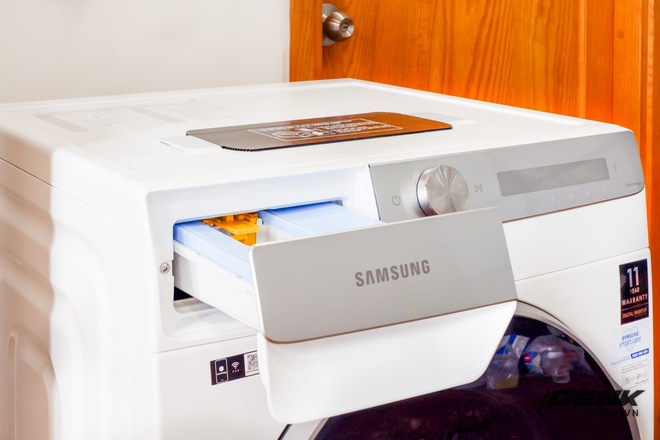 Trải nghiệm thực tế máy giặt Samsung AI: Kết nối trực tiếp với điện thoại, đo được khối lượng độ bẩn quần áo, giá bán 14 triệu đồng - Ảnh 7. Trải nghiệm thực tế máy giặt Samsung AI: Kết nối trực tiếp với điện thoại, đo được khối lượng độ bẩn quần áo, giá bán 14 triệu đồng - Ảnh 7.