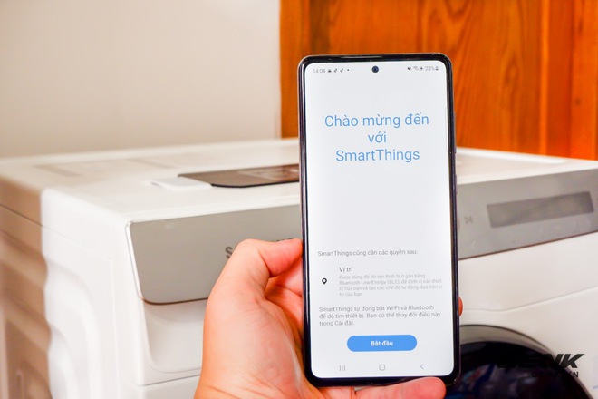 Trải nghiệm thực tế máy giặt Samsung AI: Kết nối trực tiếp với điện thoại, đo được khối lượng độ bẩn quần áo, giá bán 14 triệu đồng - Ảnh 12. Trải nghiệm thực tế máy giặt Samsung AI: Kết nối trực tiếp với điện thoại, đo được khối lượng độ bẩn quần áo, giá bán 14 triệu đồng - Ảnh 12.