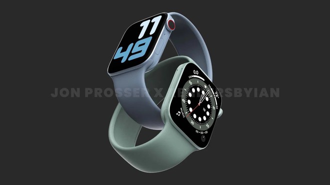 Apple Watch Series 7 có thiết kế mới, viền màn hình mỏng hơn, Ultra Wideband, chip xử lý mới và pin lớn hơn - Ảnh 1. Apple Watch Series 7 có thiết kế mới, viền màn hình mỏng hơn, Ultra Wideband, chip xử lý mới và pin lớn hơn - Ảnh 1.
