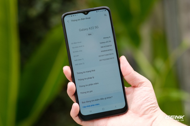 Trên tay Galaxy A22 5G: Có thêm 5G nhưng không xịn bằng bản 4G? - Ảnh 10.