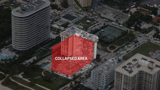  Bí ẩn đằng sau vụ sập chung cư 12 tầng khủng khiếp ở Miami (Mỹ) - Ảnh 1.