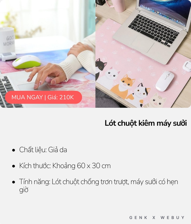 Tấm lót chuột không chỉ dùng để… lót chuột, bỏ từ 55K là có ngay 5 phiên bản tích hợp toàn tính năng xịn xò - Ảnh 3. Tấm lót chuột không chỉ dùng để… lót chuột, bỏ từ 55K là có ngay 5 phiên bản tích hợp toàn tính năng xịn xò - Ảnh 3.