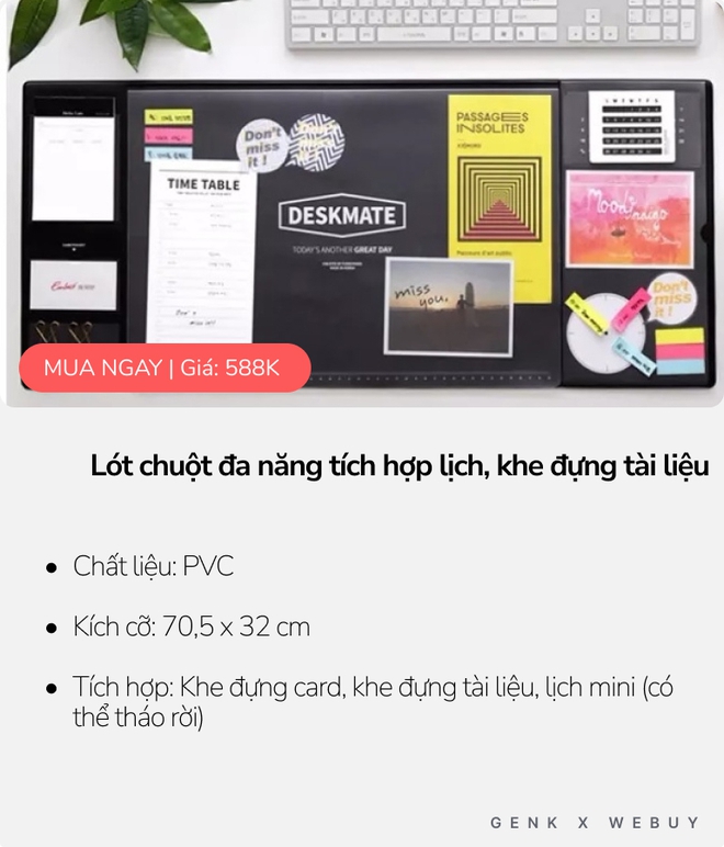 Tấm lót chuột không chỉ dùng để… lót chuột, bỏ từ 55K là có ngay 5 phiên bản tích hợp toàn tính năng xịn xò - Ảnh 5. Tấm lót chuột không chỉ dùng để… lót chuột, bỏ từ 55K là có ngay 5 phiên bản tích hợp toàn tính năng xịn xò - Ảnh 5.