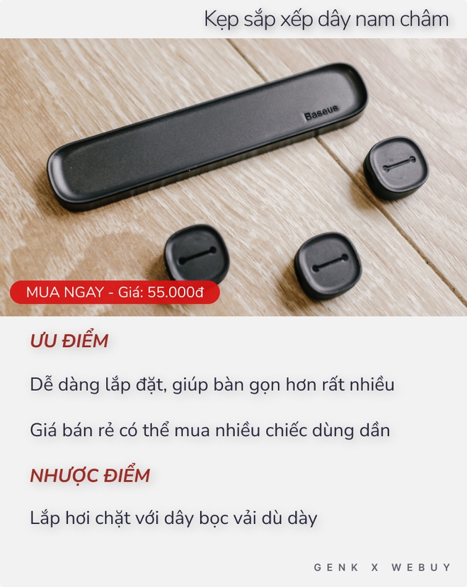 Cặp đôi phụ kiện nam châm với giá chưa tới 200 ngàn này sẽ giúp bàn làm việc của bạn gọn gàng gấp bội phần - Ảnh 19. Cặp đôi phụ kiện nam châm với giá chưa tới 200 ngàn này sẽ giúp bàn làm việc của bạn gọn gàng gấp bội phần - Ảnh 19.