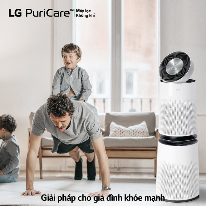 LG ra mắt máy lọc không khí PuriCare 360° với bộ lọc Safe Plus ưu việt - Ảnh 1. LG ra mắt máy lọc không khí PuriCare 360° với bộ lọc Safe Plus ưu việt - Ảnh 1.