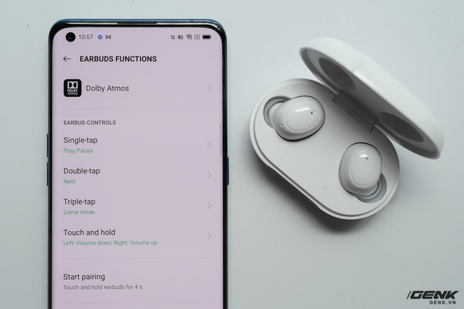 Cận cảnh OPPO Enco Buds: Thiết kế in-ear nhỏ gọn, hỗ trợ Dolby Atmos, thời lượng pin lên đến 24h, giá 790.000 đồng - Ảnh 9.