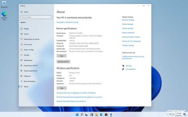 Đây là Windows 11 với giao diện hoàn toàn mới - Ảnh 5. Đây là Windows 11 với giao diện hoàn toàn mới - Ảnh 5.