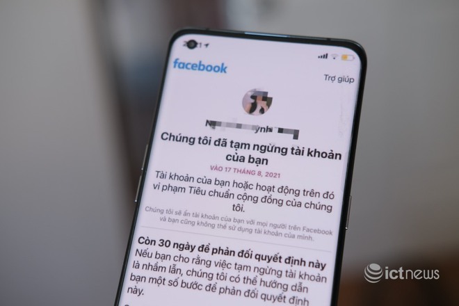 Nhiều tài khoản Facebook tại Việt Nam có nguy cơ bị khoá vĩnh viễn - Ảnh 1.