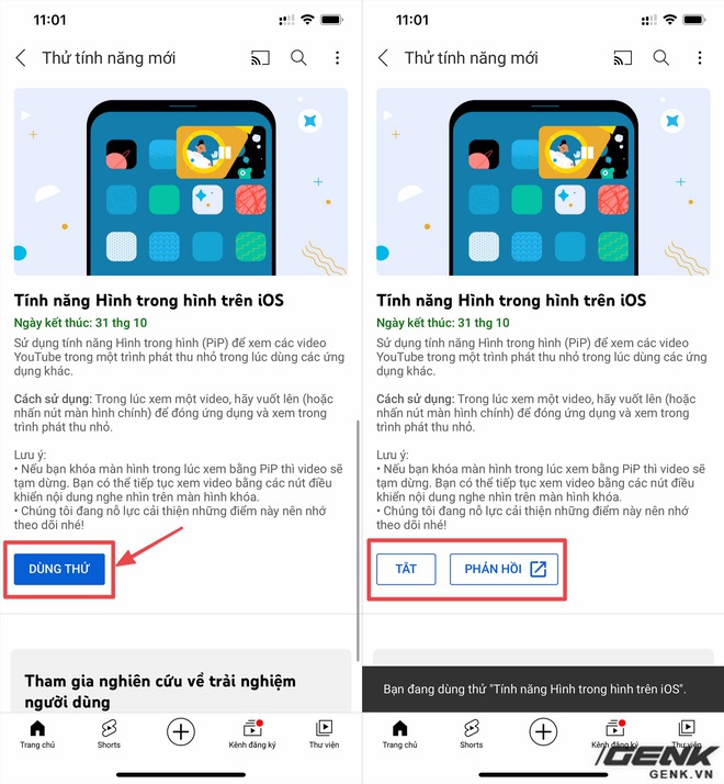 YouTube mở tính năng Picture-in-Picture cho người dùng iPhone - Ảnh 1.