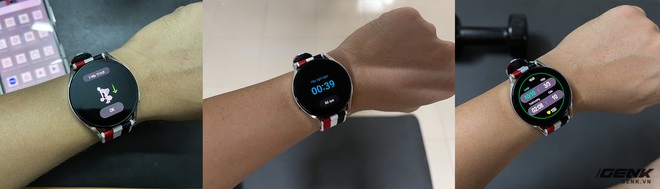 Trên tay và trải nghiệm nhanh Samsung Galaxy Watch 4: Thiết kế trông gọn gàng hơn, màn hình tạo cảm giác tràn viền, đo được chỉ số mỡ và cơ trong người là tính năng cực hay - Ảnh 16.