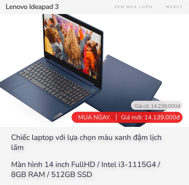 Loạt laptop đang sale trong tầm giá 15 triệu: Quá nhiều lựa chọn, đã rẻ nay còn rẻ hơn - Ảnh 4.