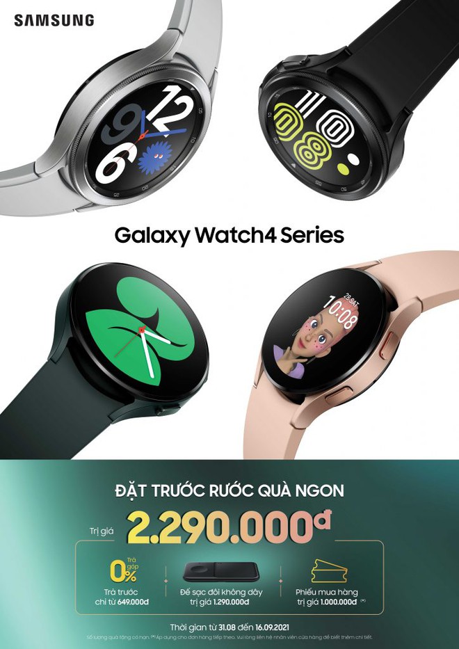 Samsung mở đặt trước Galaxy Watch4 series và Galaxy Buds2 - Ảnh 1.