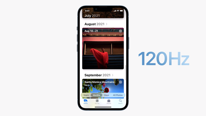 iPhone 13 Pro và iPhone 13 Pro Max chính thức: Màn hình ProMotion 120Hz, bộ nhớ trong 1TB, quay video xoá phông, thời lượng pin cải thiện, thêm màu xanh Sierra Blue - Ảnh 4.